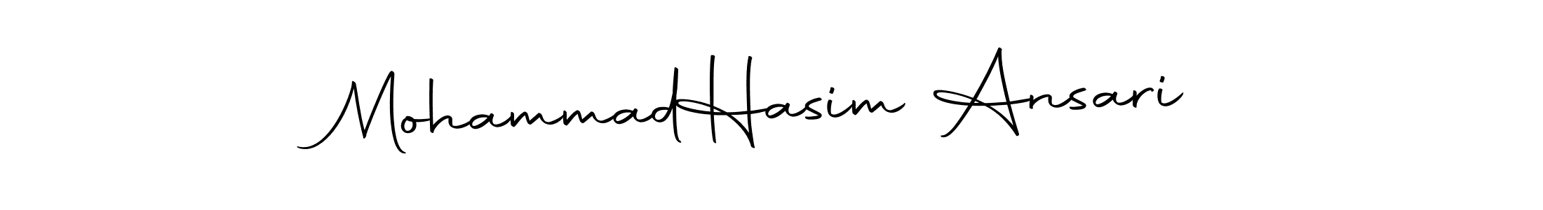 Make a short Mohammad  Hasim Ansari signature style. Manage your documents anywhere anytime using Autography-DOLnW. Create and add eSignatures, submit forms, share and send files easily. Mohammad  Hasim Ansari signature style 10 images and pictures png