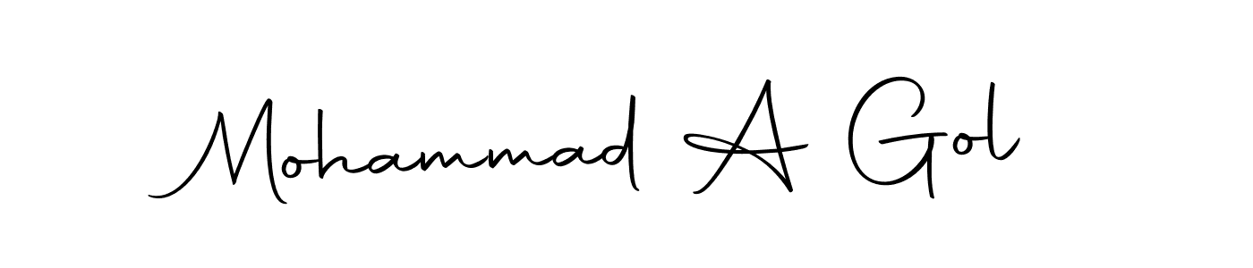 Here are the top 10 professional signature styles for the name Mohammad A Gol. These are the best autograph styles you can use for your name. Mohammad A Gol signature style 10 images and pictures png