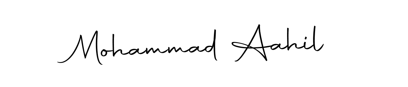 You should practise on your own different ways (Autography-DOLnW) to write your name (Mohammad Aahil) in signature. don't let someone else do it for you. Mohammad Aahil signature style 10 images and pictures png