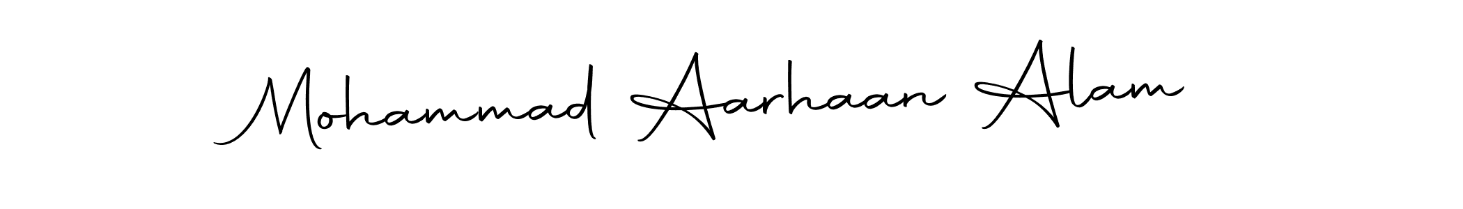 if you are searching for the best signature style for your name Mohammad Aarhaan Alam. so please give up your signature search. here we have designed multiple signature styles  using Autography-DOLnW. Mohammad Aarhaan Alam signature style 10 images and pictures png