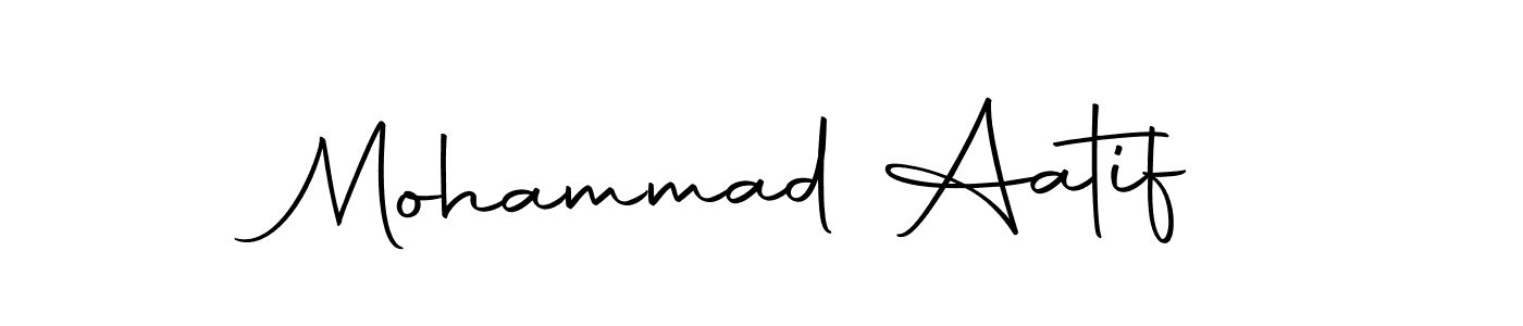 Mohammad Aatif stylish signature style. Best Handwritten Sign (Autography-DOLnW) for my name. Handwritten Signature Collection Ideas for my name Mohammad Aatif. Mohammad Aatif signature style 10 images and pictures png