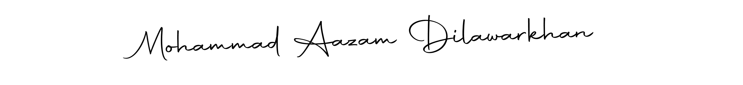 Design your own signature with our free online signature maker. With this signature software, you can create a handwritten (Autography-DOLnW) signature for name Mohammad Aazam Dilawarkhan. Mohammad Aazam Dilawarkhan signature style 10 images and pictures png