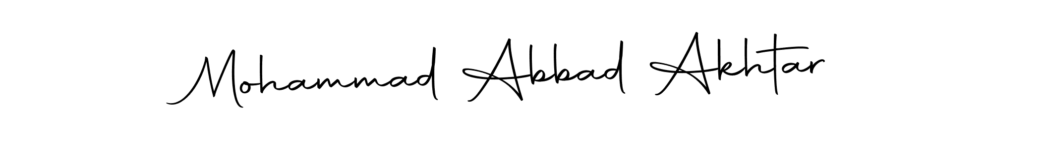 Use a signature maker to create a handwritten signature online. With this signature software, you can design (Autography-DOLnW) your own signature for name Mohammad Abbad Akhtar. Mohammad Abbad Akhtar signature style 10 images and pictures png