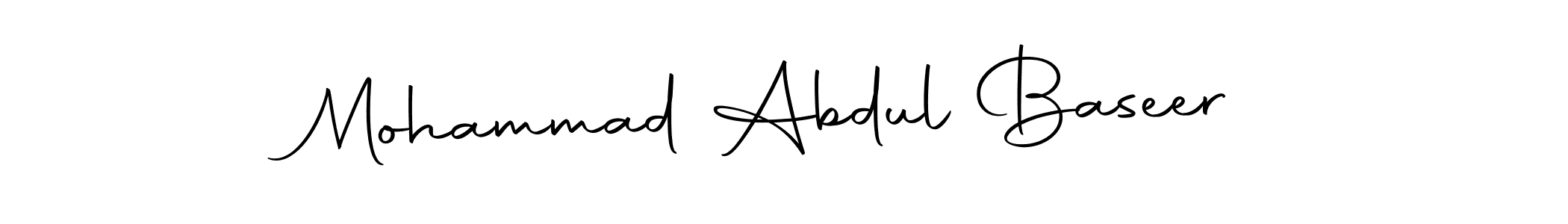 Design your own signature with our free online signature maker. With this signature software, you can create a handwritten (Autography-DOLnW) signature for name Mohammad Abdul Baseer. Mohammad Abdul Baseer signature style 10 images and pictures png