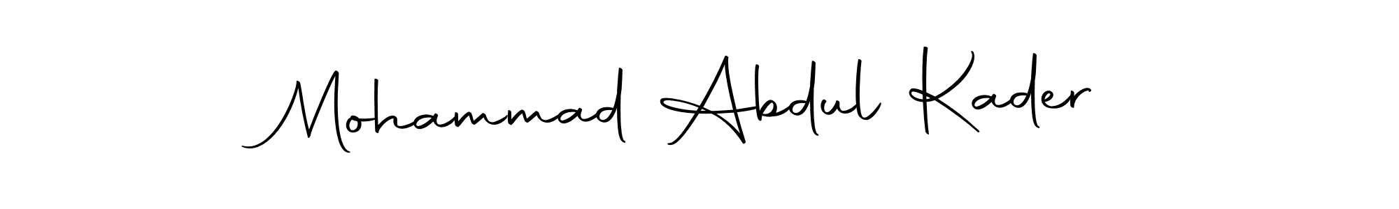 The best way (Autography-DOLnW) to make a short signature is to pick only two or three words in your name. The name Mohammad Abdul Kader include a total of six letters. For converting this name. Mohammad Abdul Kader signature style 10 images and pictures png