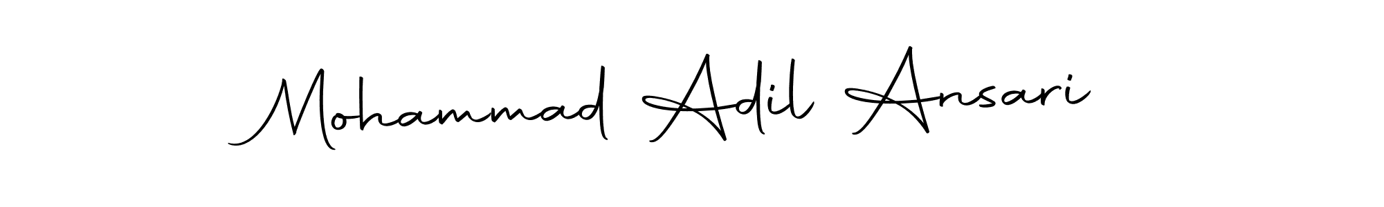 Autography-DOLnW is a professional signature style that is perfect for those who want to add a touch of class to their signature. It is also a great choice for those who want to make their signature more unique. Get Mohammad Adil Ansari name to fancy signature for free. Mohammad Adil Ansari signature style 10 images and pictures png