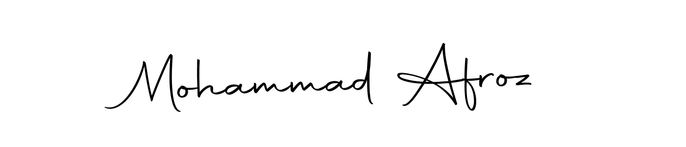 The best way (Autography-DOLnW) to make a short signature is to pick only two or three words in your name. The name Mohammad Afroz include a total of six letters. For converting this name. Mohammad Afroz signature style 10 images and pictures png