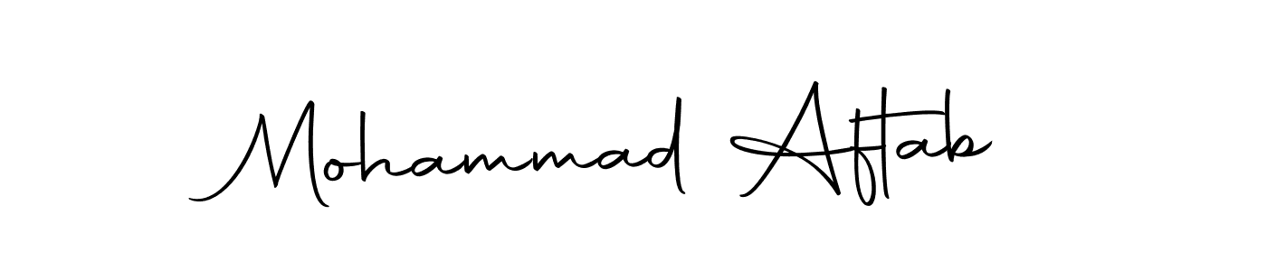 You should practise on your own different ways (Autography-DOLnW) to write your name (Mohammad Aftab) in signature. don't let someone else do it for you. Mohammad Aftab signature style 10 images and pictures png