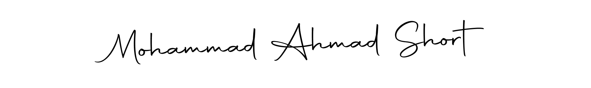 How to make Mohammad Ahmad Short name signature. Use Autography-DOLnW style for creating short signs online. This is the latest handwritten sign. Mohammad Ahmad Short signature style 10 images and pictures png