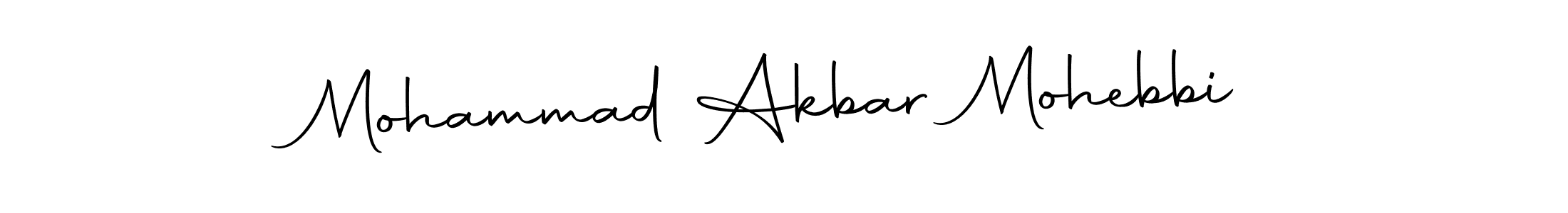 Make a beautiful signature design for name Mohammad Akbar Mohebbi. Use this online signature maker to create a handwritten signature for free. Mohammad Akbar Mohebbi signature style 10 images and pictures png