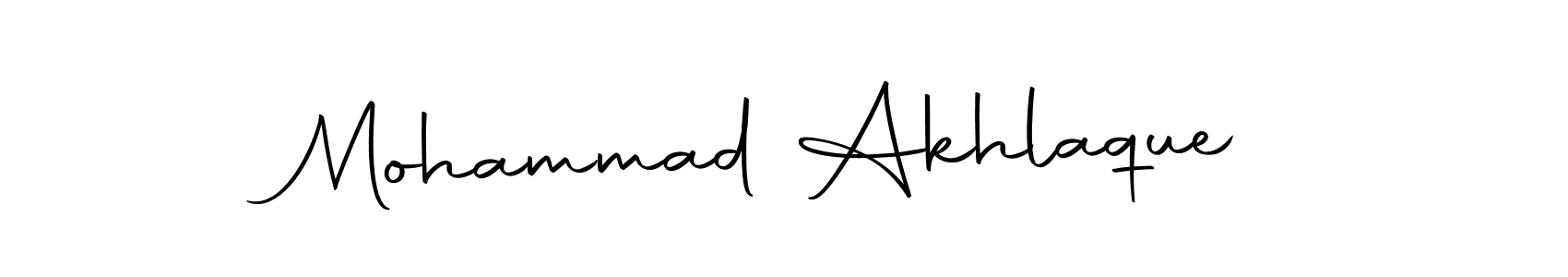 Also we have Mohammad Akhlaque name is the best signature style. Create professional handwritten signature collection using Autography-DOLnW autograph style. Mohammad Akhlaque signature style 10 images and pictures png