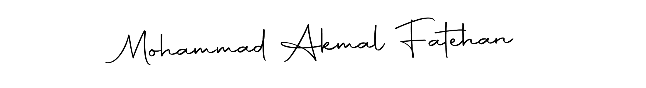 Use a signature maker to create a handwritten signature online. With this signature software, you can design (Autography-DOLnW) your own signature for name Mohammad Akmal Fatehan. Mohammad Akmal Fatehan signature style 10 images and pictures png