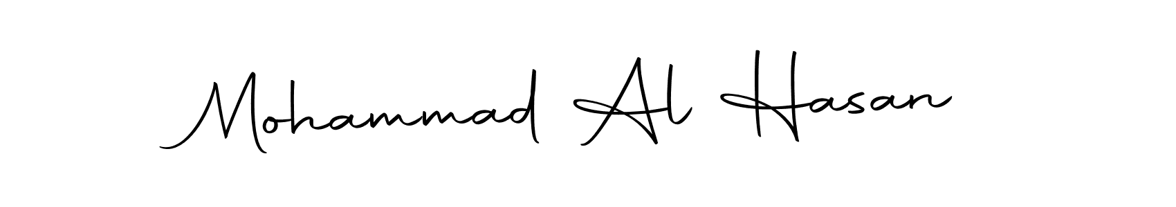 Make a beautiful signature design for name Mohammad Al Hasan. With this signature (Autography-DOLnW) style, you can create a handwritten signature for free. Mohammad Al Hasan signature style 10 images and pictures png