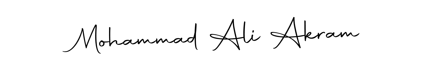 Create a beautiful signature design for name Mohammad Ali Akram. With this signature (Autography-DOLnW) fonts, you can make a handwritten signature for free. Mohammad Ali Akram signature style 10 images and pictures png