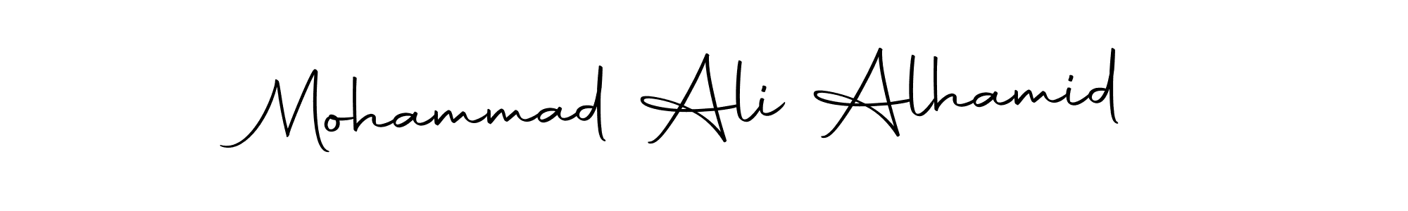 Also we have Mohammad Ali Alhamid name is the best signature style. Create professional handwritten signature collection using Autography-DOLnW autograph style. Mohammad Ali Alhamid signature style 10 images and pictures png