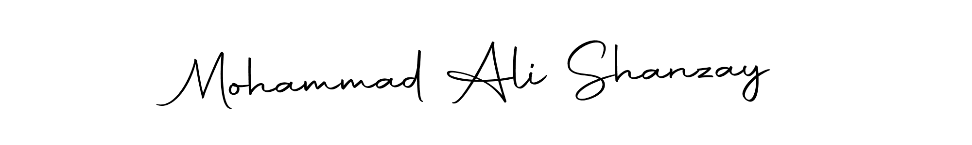 Make a short Mohammad Ali Shanzay signature style. Manage your documents anywhere anytime using Autography-DOLnW. Create and add eSignatures, submit forms, share and send files easily. Mohammad Ali Shanzay signature style 10 images and pictures png