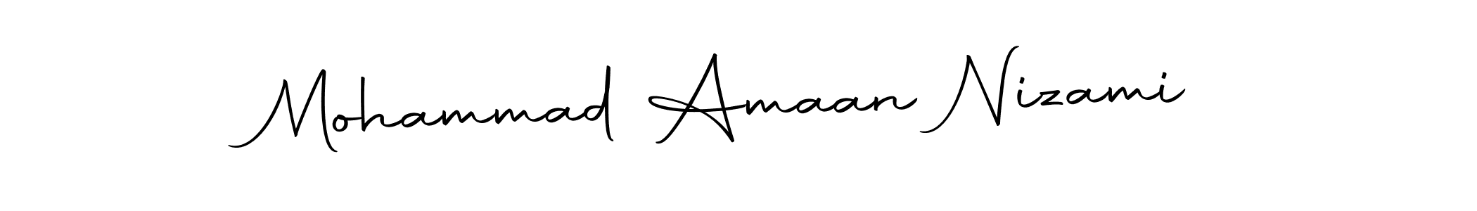 Mohammad Amaan Nizami stylish signature style. Best Handwritten Sign (Autography-DOLnW) for my name. Handwritten Signature Collection Ideas for my name Mohammad Amaan Nizami. Mohammad Amaan Nizami signature style 10 images and pictures png