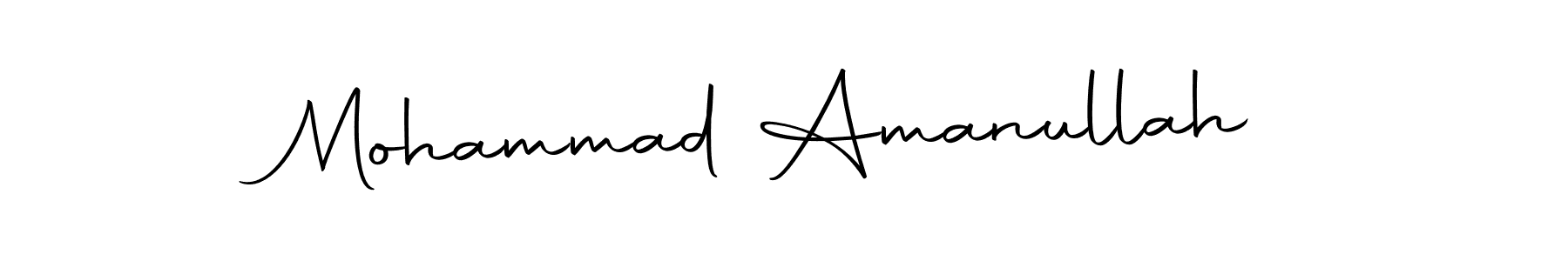 Autography-DOLnW is a professional signature style that is perfect for those who want to add a touch of class to their signature. It is also a great choice for those who want to make their signature more unique. Get Mohammad Amanullah name to fancy signature for free. Mohammad Amanullah signature style 10 images and pictures png