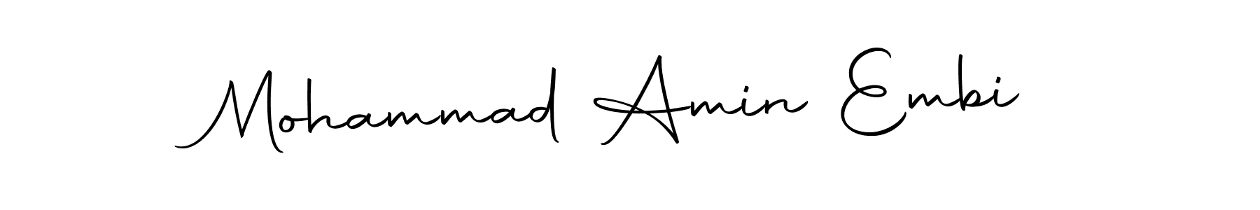 You should practise on your own different ways (Autography-DOLnW) to write your name (Mohammad Amin Embi) in signature. don't let someone else do it for you. Mohammad Amin Embi signature style 10 images and pictures png