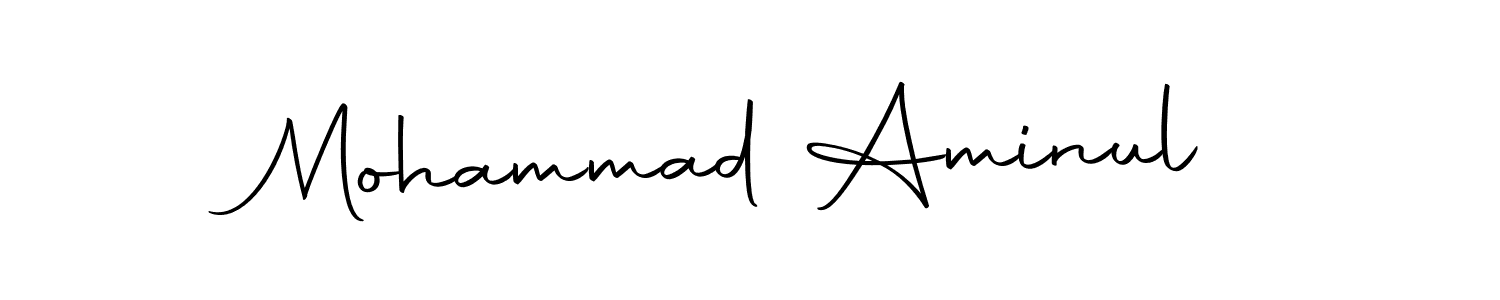 Make a beautiful signature design for name Mohammad Aminul. With this signature (Autography-DOLnW) style, you can create a handwritten signature for free. Mohammad Aminul signature style 10 images and pictures png