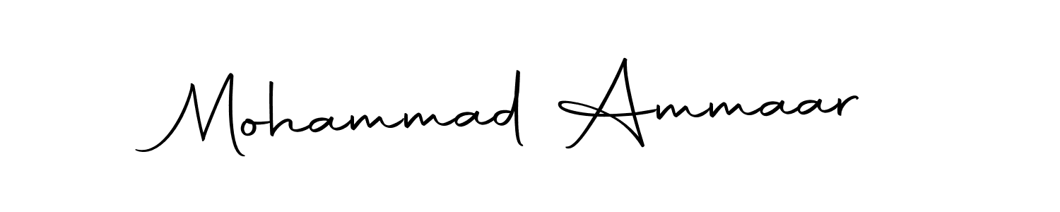 How to make Mohammad Ammaar signature? Autography-DOLnW is a professional autograph style. Create handwritten signature for Mohammad Ammaar name. Mohammad Ammaar signature style 10 images and pictures png