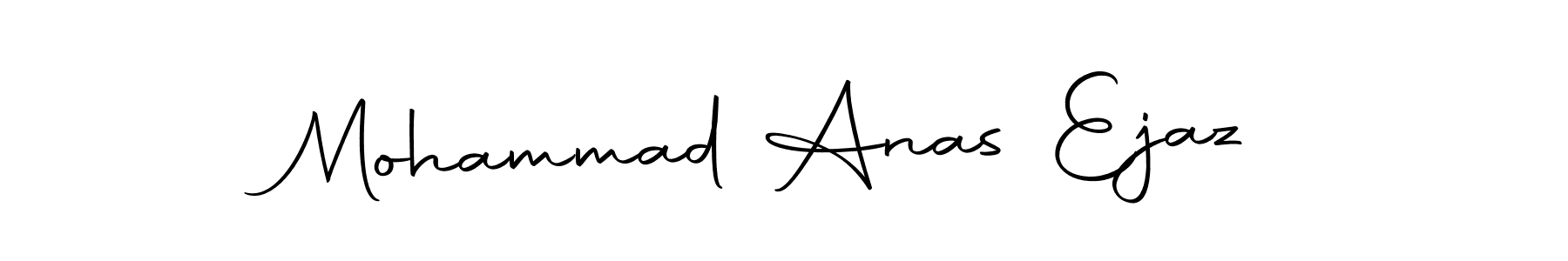 You should practise on your own different ways (Autography-DOLnW) to write your name (Mohammad Anas Ejaz) in signature. don't let someone else do it for you. Mohammad Anas Ejaz signature style 10 images and pictures png