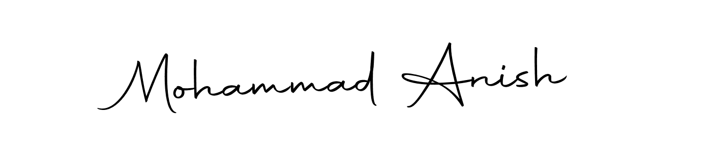 Make a beautiful signature design for name Mohammad Anish. With this signature (Autography-DOLnW) style, you can create a handwritten signature for free. Mohammad Anish signature style 10 images and pictures png