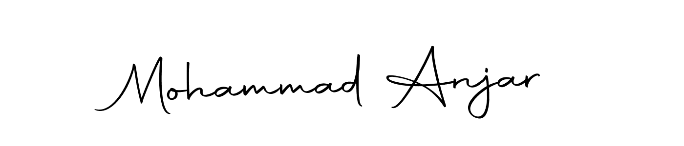 This is the best signature style for the Mohammad Anjar name. Also you like these signature font (Autography-DOLnW). Mix name signature. Mohammad Anjar signature style 10 images and pictures png