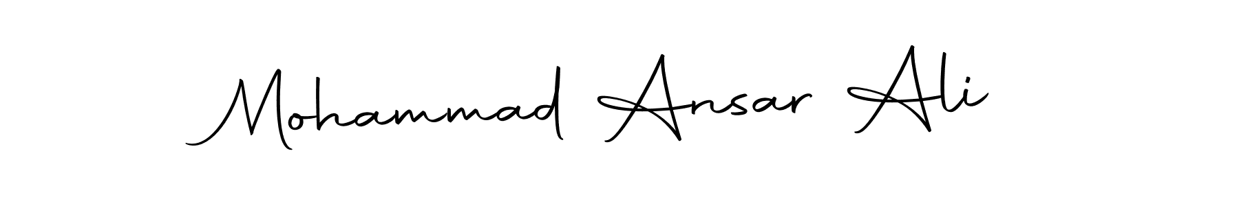 Use a signature maker to create a handwritten signature online. With this signature software, you can design (Autography-DOLnW) your own signature for name Mohammad Ansar Ali. Mohammad Ansar Ali signature style 10 images and pictures png