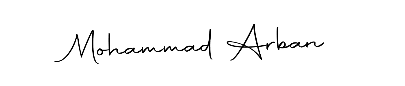 Once you've used our free online signature maker to create your best signature Autography-DOLnW style, it's time to enjoy all of the benefits that Mohammad Arban name signing documents. Mohammad Arban signature style 10 images and pictures png