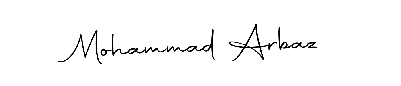Create a beautiful signature design for name Mohammad Arbaz. With this signature (Autography-DOLnW) fonts, you can make a handwritten signature for free. Mohammad Arbaz signature style 10 images and pictures png