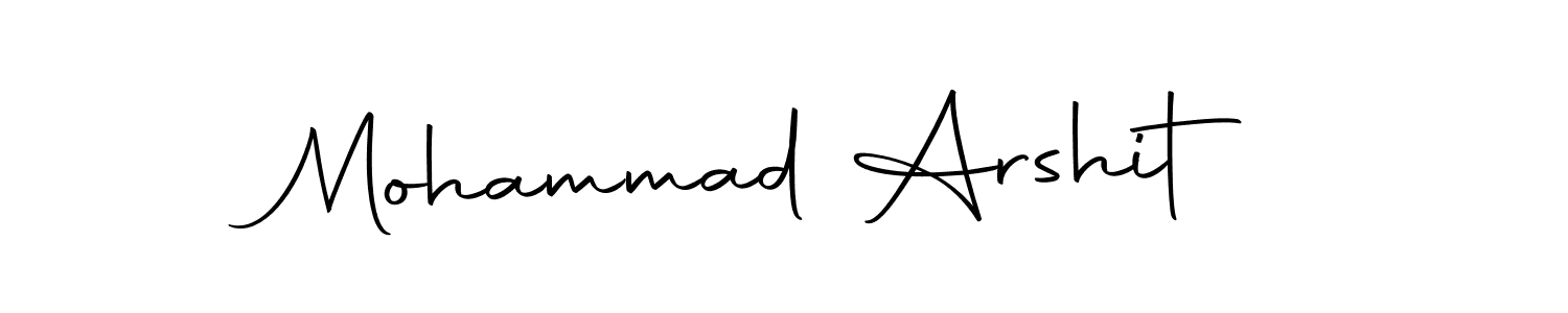 The best way (Autography-DOLnW) to make a short signature is to pick only two or three words in your name. The name Mohammad Arshit include a total of six letters. For converting this name. Mohammad Arshit signature style 10 images and pictures png