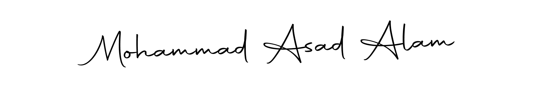 Make a short Mohammad Asad Alam signature style. Manage your documents anywhere anytime using Autography-DOLnW. Create and add eSignatures, submit forms, share and send files easily. Mohammad Asad Alam signature style 10 images and pictures png