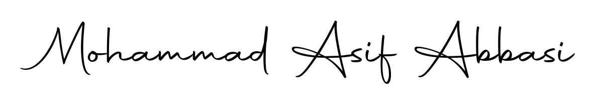 Download transparent PNG signature for name Mohammad Asif Abbasi styled with Autography-DOLnW font. Ready to paste directly into PDF and Word agreements. Mohammad Asif Abbasi signature style 10 images and pictures png