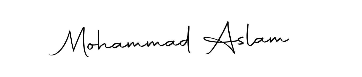 Use a signature maker to create a handwritten signature online. With this signature software, you can design (Autography-DOLnW) your own signature for name Mohammad Aslam. Mohammad Aslam signature style 10 images and pictures png