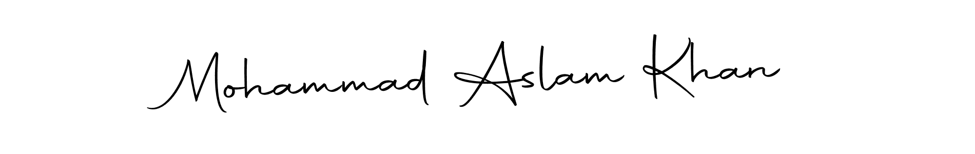 Mohammad Aslam Khan stylish signature style. Best Handwritten Sign (Autography-DOLnW) for my name. Handwritten Signature Collection Ideas for my name Mohammad Aslam Khan. Mohammad Aslam Khan signature style 10 images and pictures png