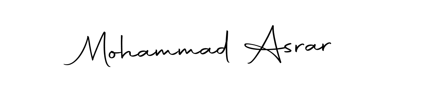 Also we have Mohammad Asrar name is the best signature style. Create professional handwritten signature collection using Autography-DOLnW autograph style. Mohammad Asrar signature style 10 images and pictures png