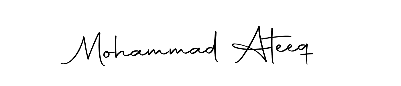 Mohammad Ateeq stylish signature style. Best Handwritten Sign (Autography-DOLnW) for my name. Handwritten Signature Collection Ideas for my name Mohammad Ateeq. Mohammad Ateeq signature style 10 images and pictures png