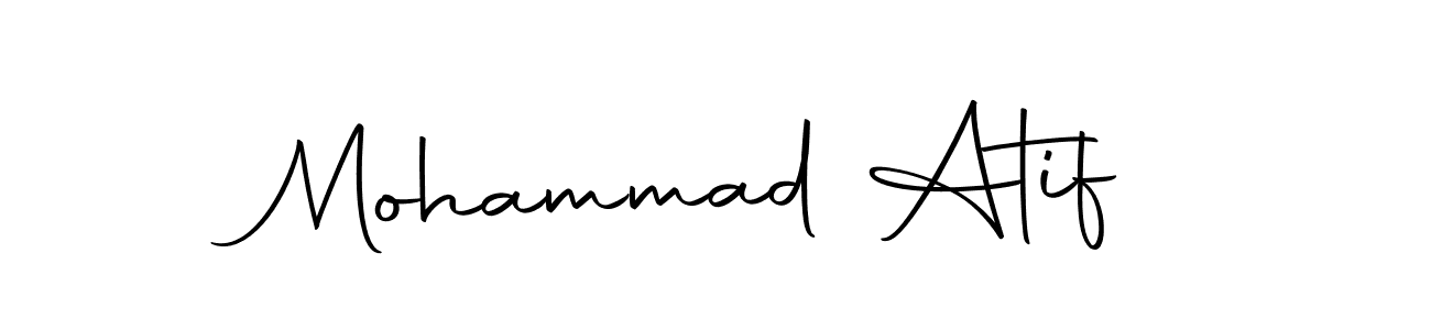 The best way (Autography-DOLnW) to make a short signature is to pick only two or three words in your name. The name Mohammad Atif include a total of six letters. For converting this name. Mohammad Atif signature style 10 images and pictures png