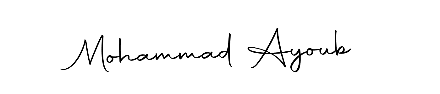 Autography-DOLnW is a professional signature style that is perfect for those who want to add a touch of class to their signature. It is also a great choice for those who want to make their signature more unique. Get Mohammad Ayoub name to fancy signature for free. Mohammad Ayoub signature style 10 images and pictures png
