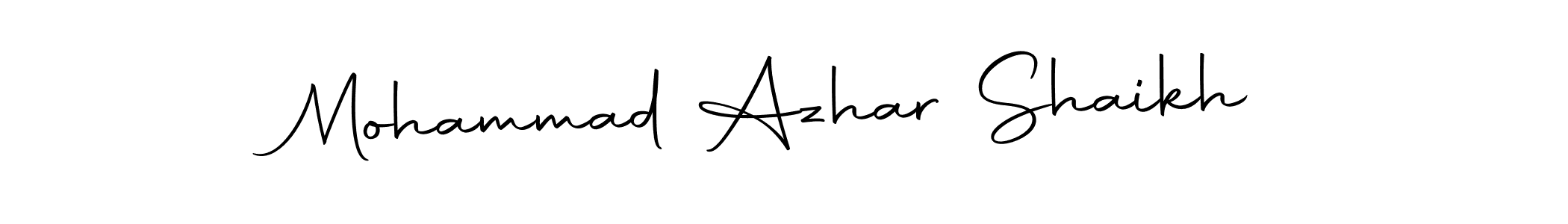The best way (Autography-DOLnW) to make a short signature is to pick only two or three words in your name. The name Mohammad Azhar Shaikh include a total of six letters. For converting this name. Mohammad Azhar Shaikh signature style 10 images and pictures png
