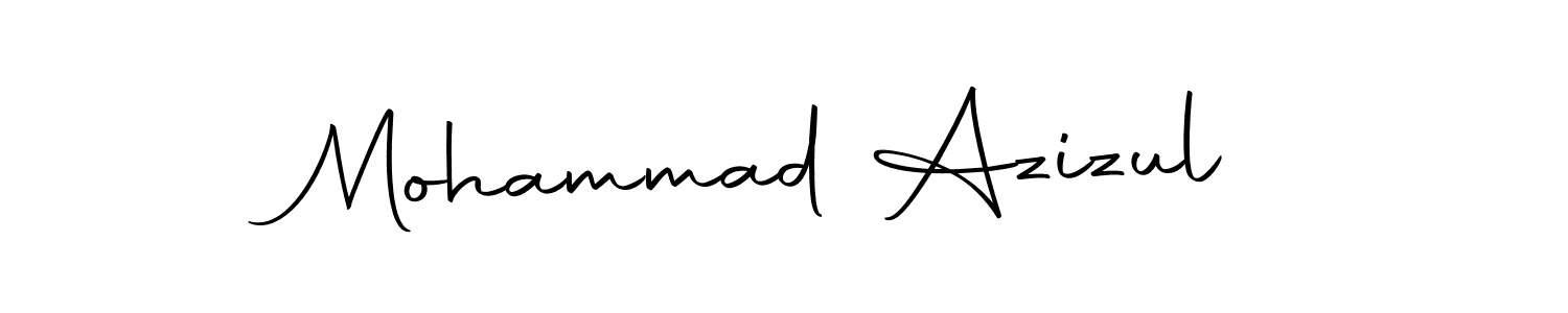 Use a signature maker to create a handwritten signature online. With this signature software, you can design (Autography-DOLnW) your own signature for name Mohammad Azizul. Mohammad Azizul signature style 10 images and pictures png
