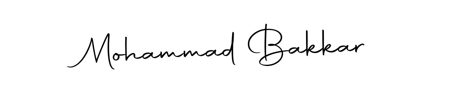 Also we have Mohammad Bakkar name is the best signature style. Create professional handwritten signature collection using Autography-DOLnW autograph style. Mohammad Bakkar signature style 10 images and pictures png