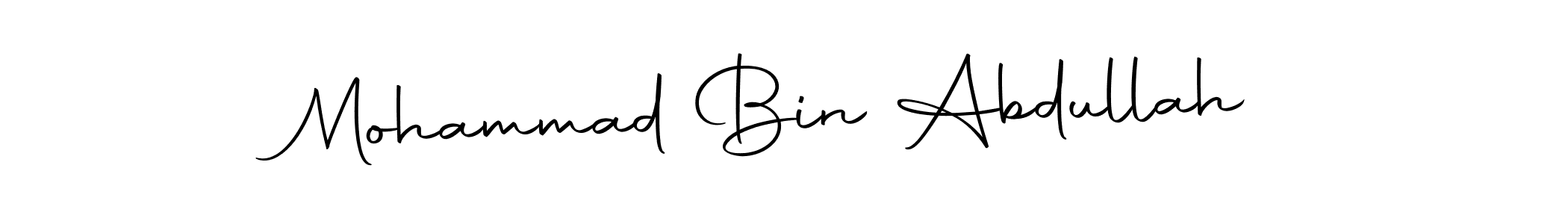 Also we have Mohammad Bin Abdullah name is the best signature style. Create professional handwritten signature collection using Autography-DOLnW autograph style. Mohammad Bin Abdullah signature style 10 images and pictures png