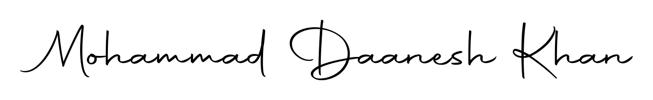 Upgrade your professional image with Mohammad Daanesh Khan signature created with Autography-DOLnW font. Fast, free, and watermark-free download. Mohammad Daanesh Khan signature style 10 images and pictures png