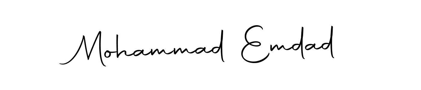 Mohammad Emdad stylish signature style. Best Handwritten Sign (Autography-DOLnW) for my name. Handwritten Signature Collection Ideas for my name Mohammad Emdad. Mohammad Emdad signature style 10 images and pictures png