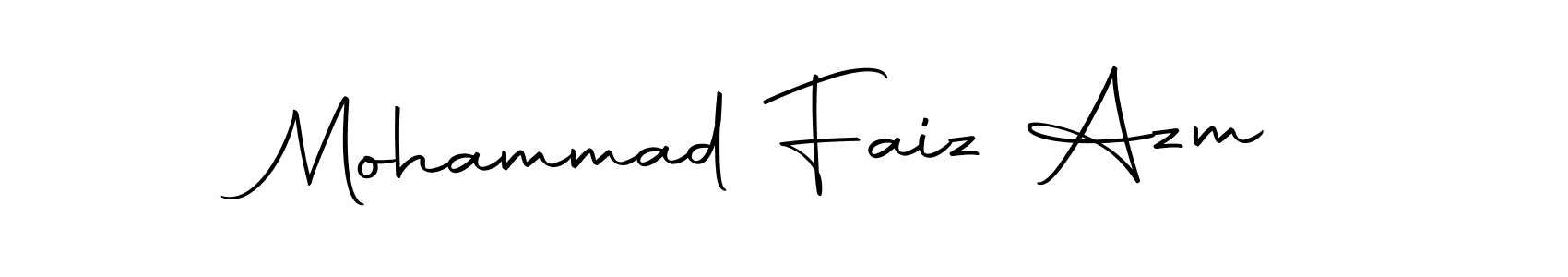 Autography-DOLnW is a professional signature style that is perfect for those who want to add a touch of class to their signature. It is also a great choice for those who want to make their signature more unique. Get Mohammad Faiz Azm name to fancy signature for free. Mohammad Faiz Azm signature style 10 images and pictures png