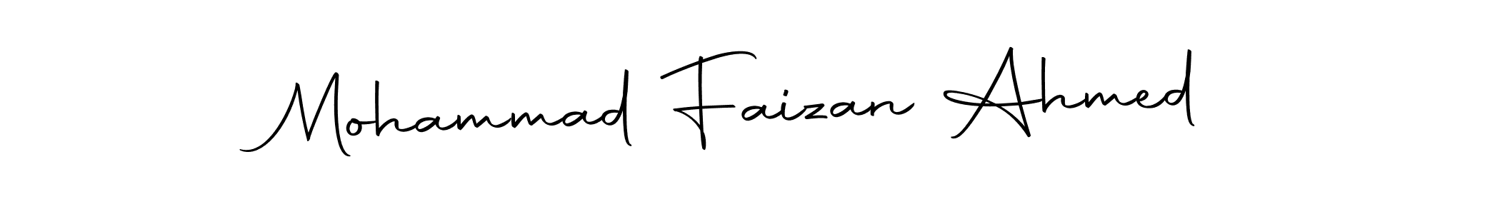 How to make Mohammad Faizan Ahmed signature? Autography-DOLnW is a professional autograph style. Create handwritten signature for Mohammad Faizan Ahmed name. Mohammad Faizan Ahmed signature style 10 images and pictures png