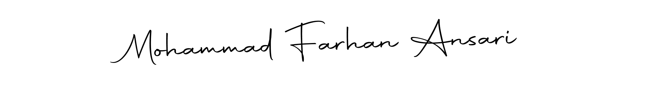 Autography-DOLnW is a professional signature style that is perfect for those who want to add a touch of class to their signature. It is also a great choice for those who want to make their signature more unique. Get Mohammad Farhan Ansari name to fancy signature for free. Mohammad Farhan Ansari signature style 10 images and pictures png
