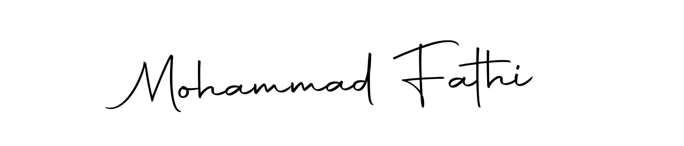 How to make Mohammad Fathi signature? Autography-DOLnW is a professional autograph style. Create handwritten signature for Mohammad Fathi name. Mohammad Fathi signature style 10 images and pictures png